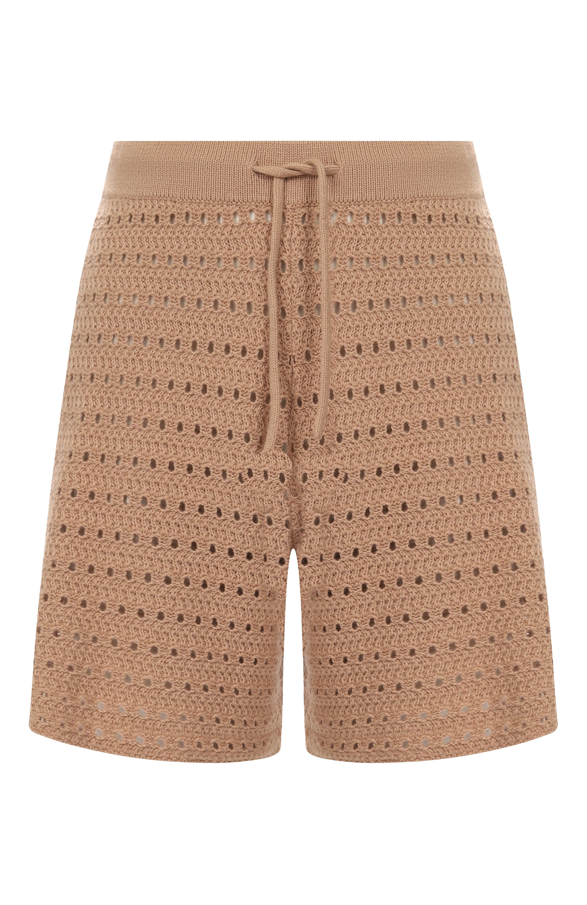 Шорты из хлопка и кашемира FTC бежевого цвета по цене 29350 руб., арт. 09903-0420, фото 1 Шорты из хлопка и кашемира FTC, арт. 09903-0420, фото 1