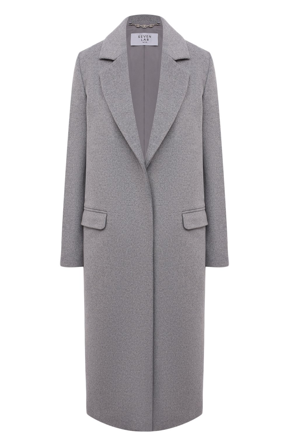 Пальто из шерсти и кашемира SEVEN LAB, арт. CMAR grey, фото 1