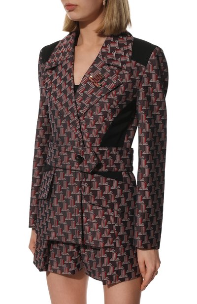 Шерстяной жакет LANVIN красного цвета по цене 229000 руб., арт. RW-JA9175-5190-P22, фото 3 Шерстяной жакет LANVIN, арт. RW-JA9175-5190-P22, фото 3