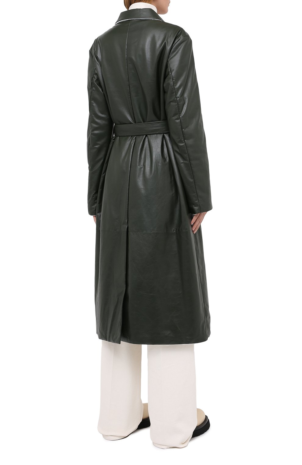 Кожаное пальто JIL SANDER, арт. JSPR651071-WRL00002A, фото 5