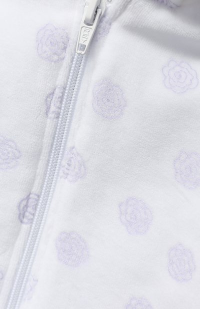 Кардиган с принтом и капюшоном на молнии KISSY KISSY лилового цвета по цене 7600 руб., арт. F17433V-110PH, фото 3 Кардиган с принтом и капюшоном на молнии KISSY KISSY, арт. F17433V-110PH, фото 3