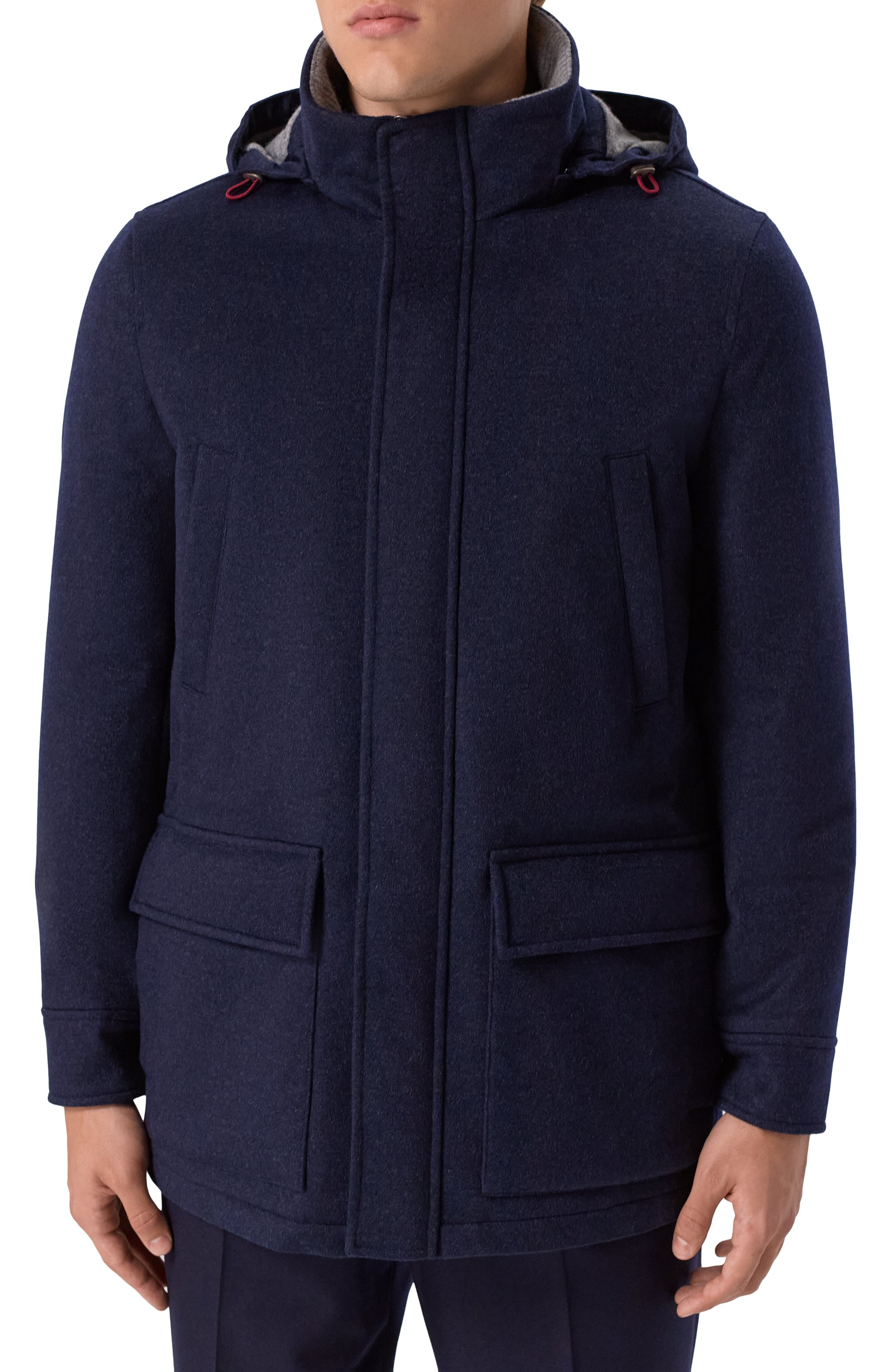 Кашемировая куртка BRUNELLO CUCINELLI темно-синего цвета по цене 586000 руб., арт. MM4006400, фото 3 Кашемировая куртка BRUNELLO CUCINELLI, арт. MM4006400, фото 3