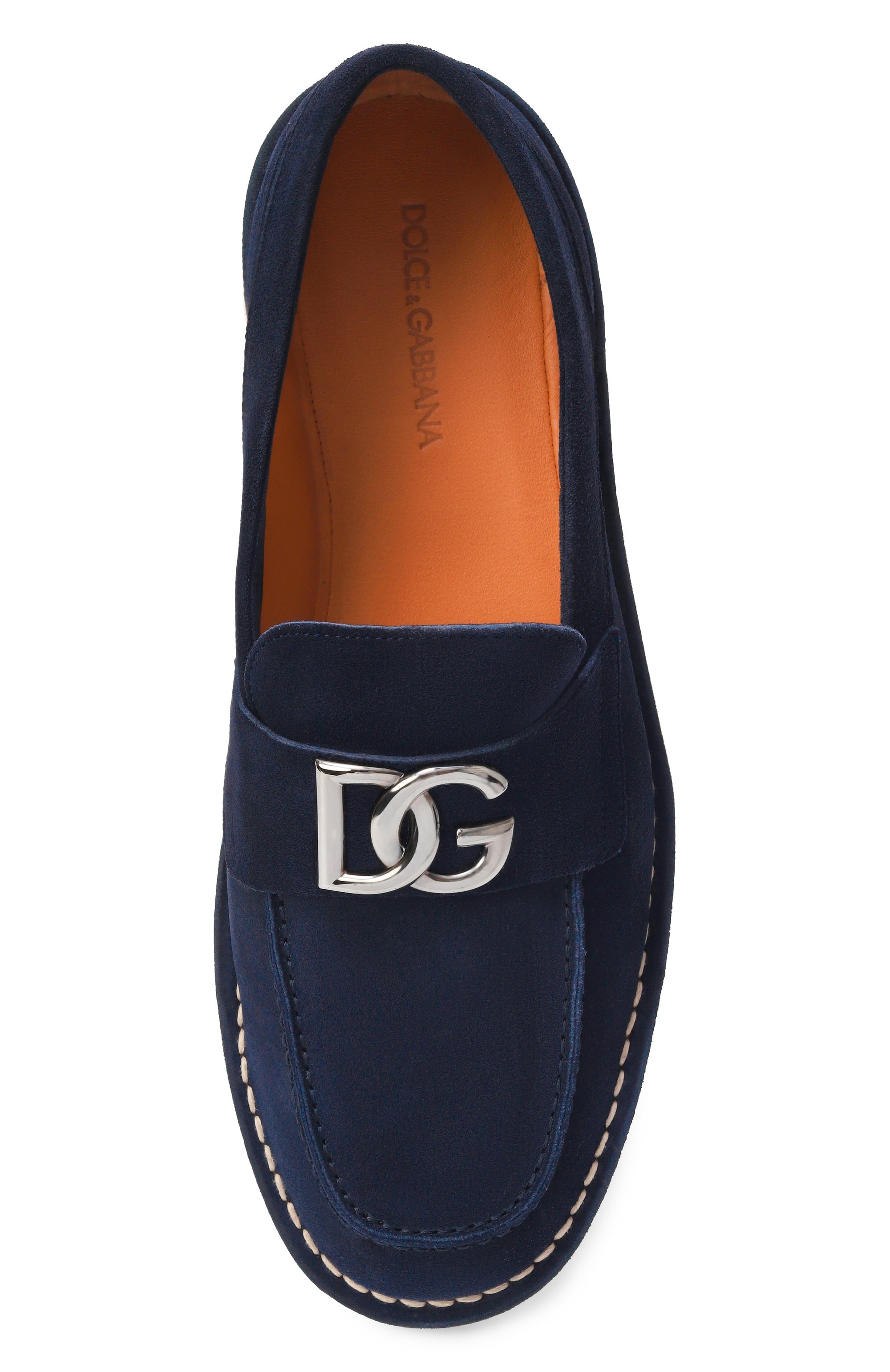 Замшевые лоферы new florio DOLCE & GABBANA, арт. A50601/AS707, фото 6