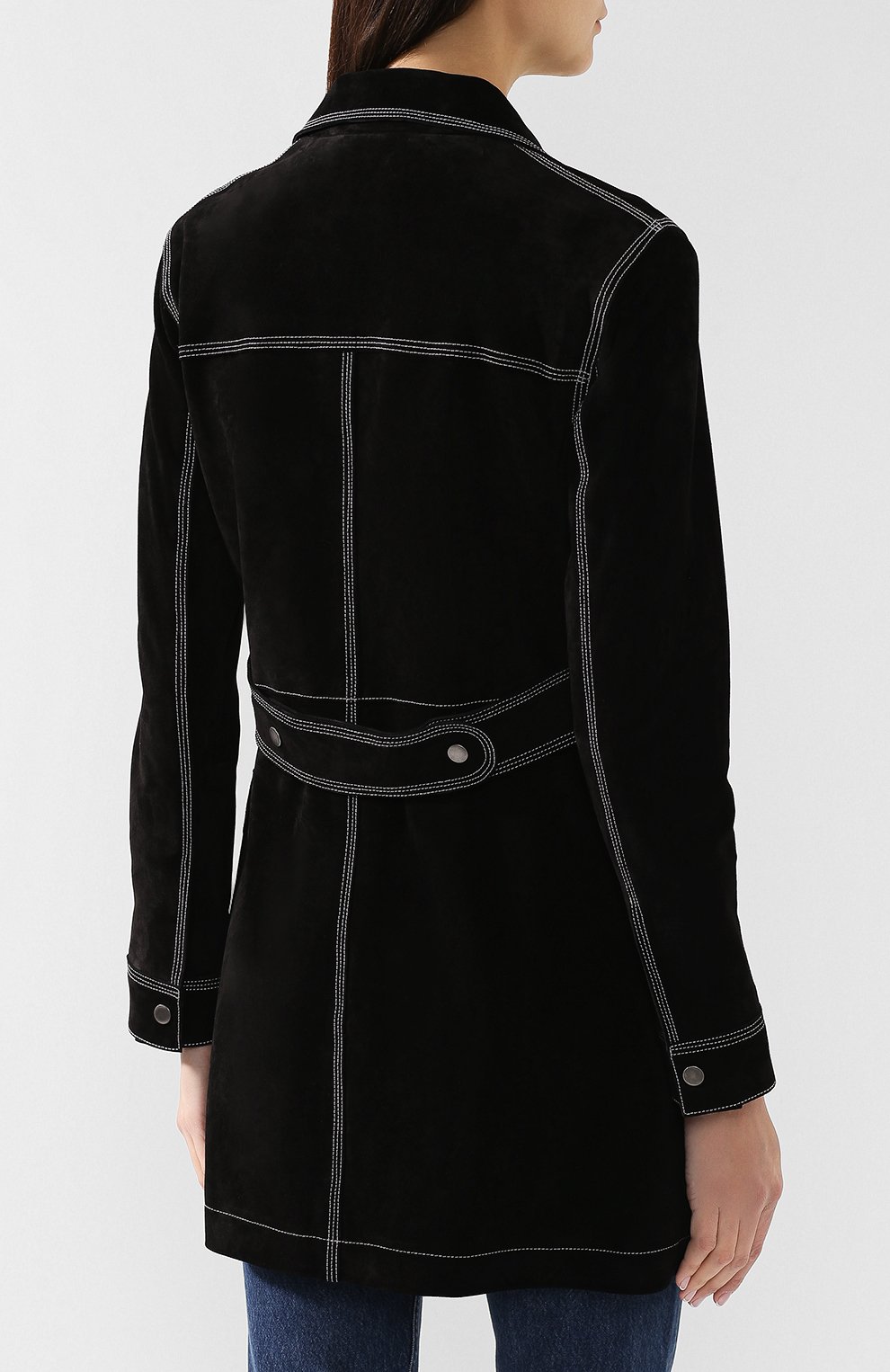 Кожаная куртка MARC JACOBS (THE) черного цвета по цене 99500 руб., арт. M4007777, фото 4 Кожаная куртка MARC JACOBS (THE), арт. M4007777, фото 4