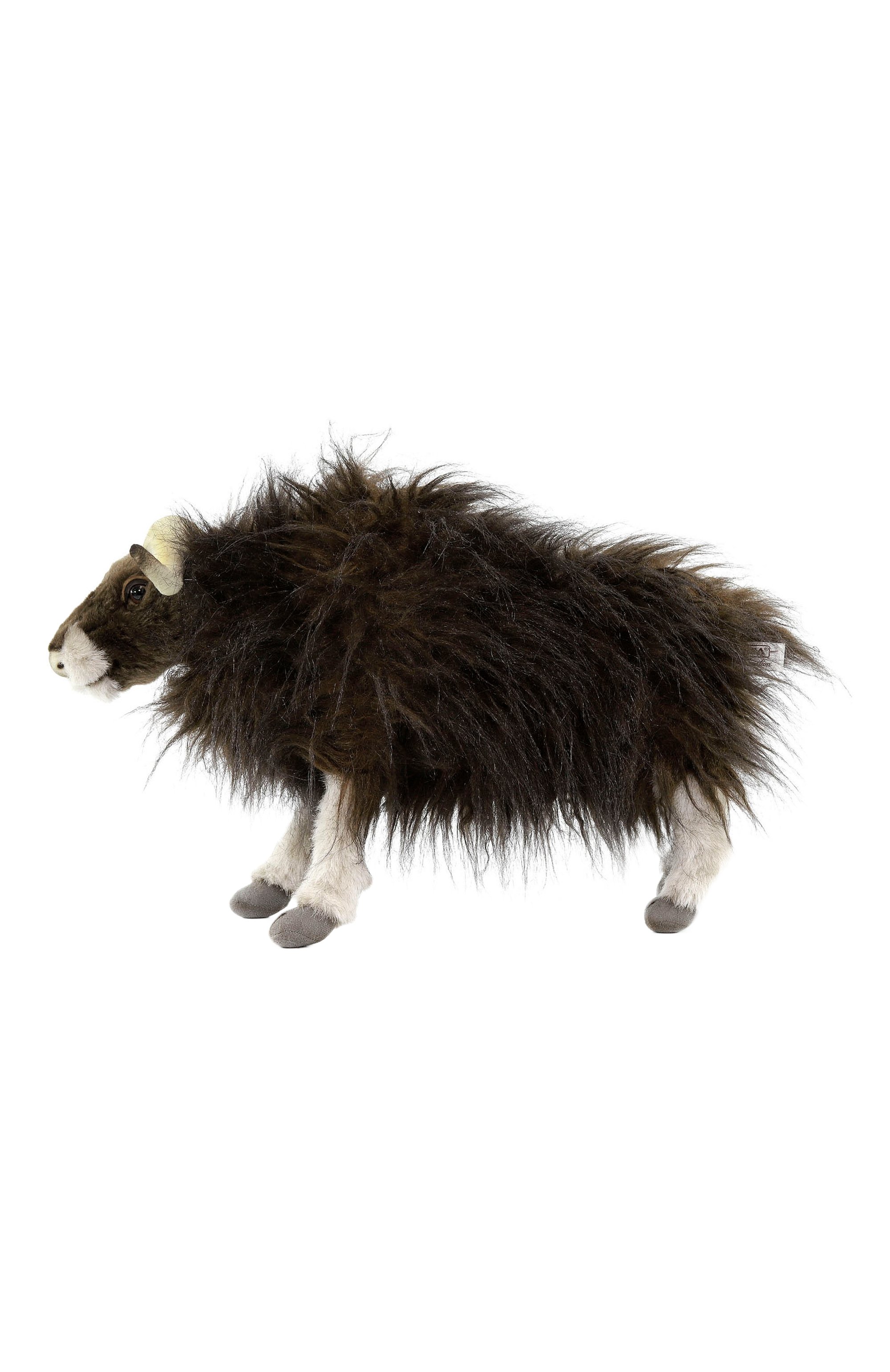 Мягкая игрушка овцебык HANSA коричневого цвета по цене 15270 руб., арт. 5572, фото 4 Мягкая игрушка овцебык HANSA, арт. 5572, фото 4