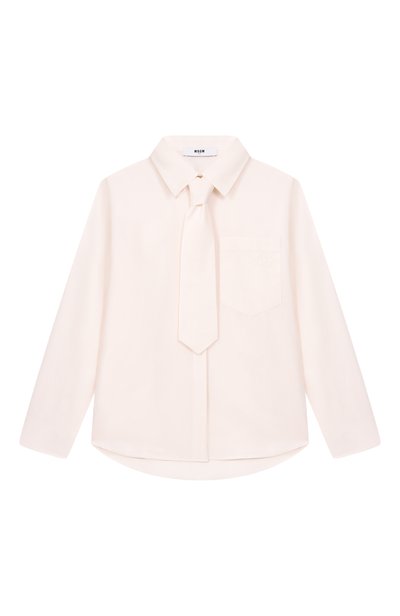 Хлопковая рубашка MSGM KIDS, арт. F6MSJGSI114