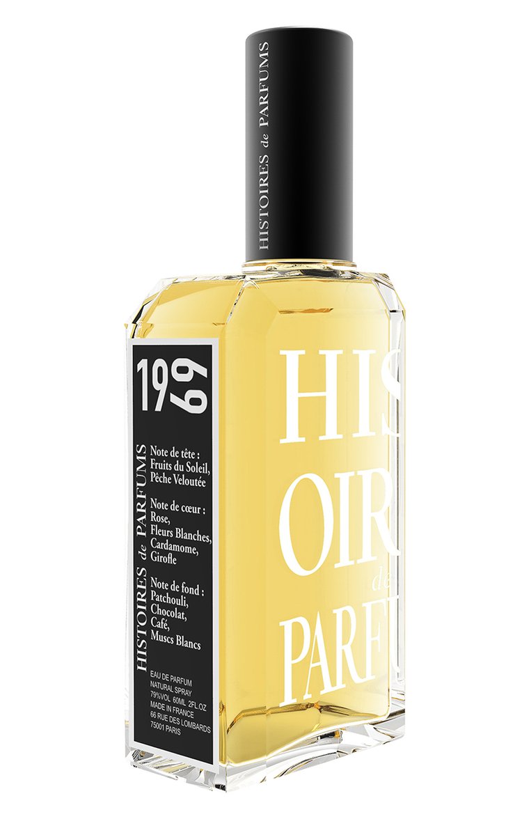 Парфюмерная вода 1969 (60ml) HISTOIRES DE PARFUMS бесцветного цвета, арт. 1969B60F | Фото 1 (Региональные ограничения белый список (Axapta Mercury): Не проставлено; Нос: Не проставлено; Тип продукта - парфюмерия: Парфюмерная вода; Тип аромата: Восточный; Ограничения доставки: flammable)