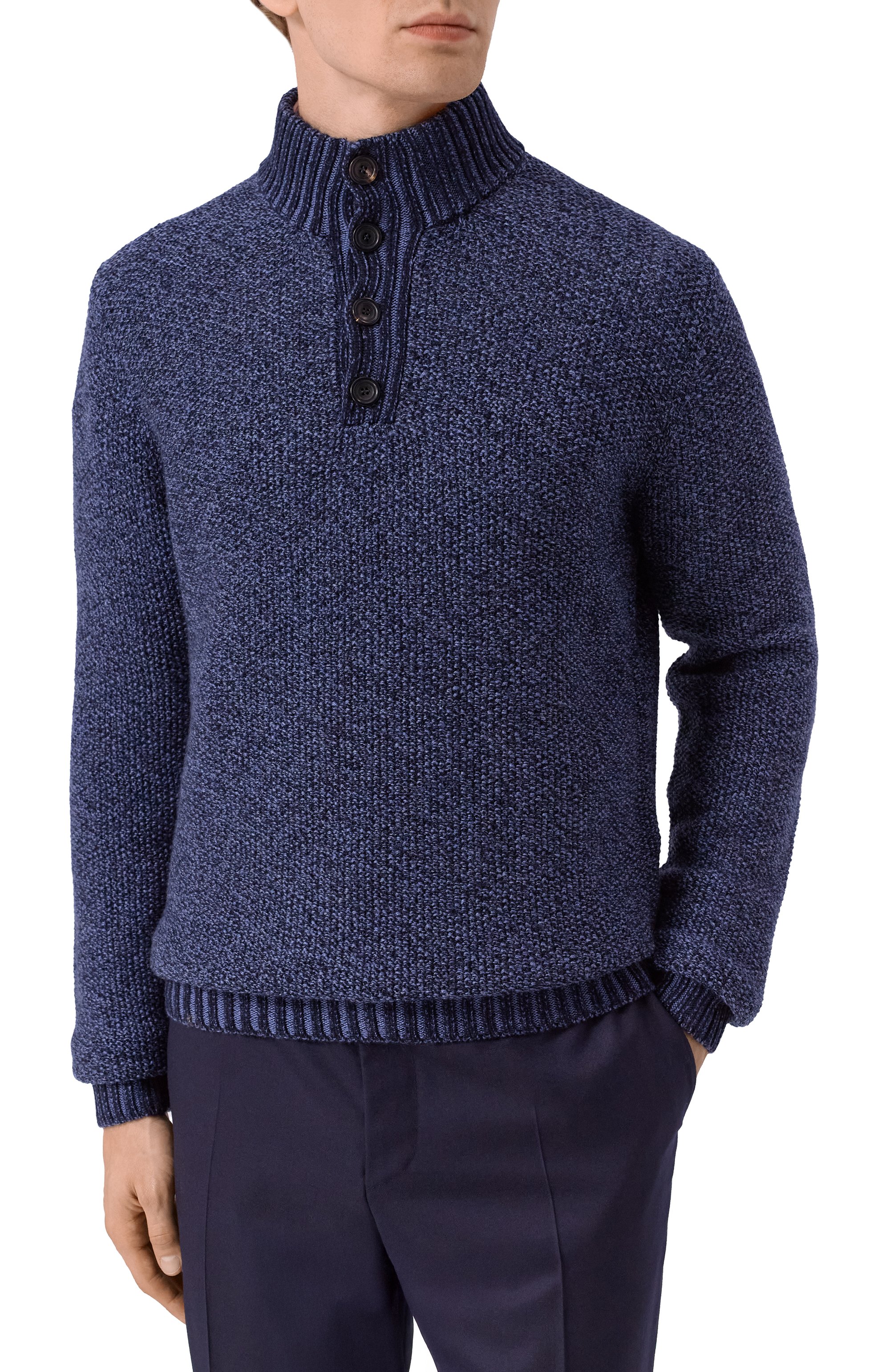 Свитер из шерсти и кашемира ANDREA CAMPAGNA, арт. WU26N0470-07-FN0262, фото 3