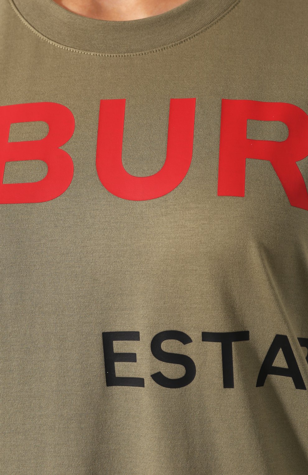 Хлопковая футболка BURBERRY, арт. 8015326, фото 5
