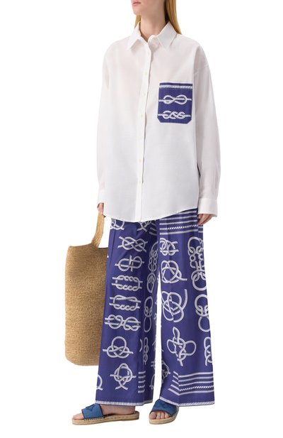 Хлопковые брюки FORTE DEI MARMI COUTURE, арт. 25SF5010-PX, фото 2