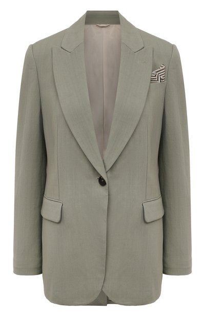 Жакет из вискозы и льна BRUNELLO CUCINELLI, арт. MH1262333, фото 1