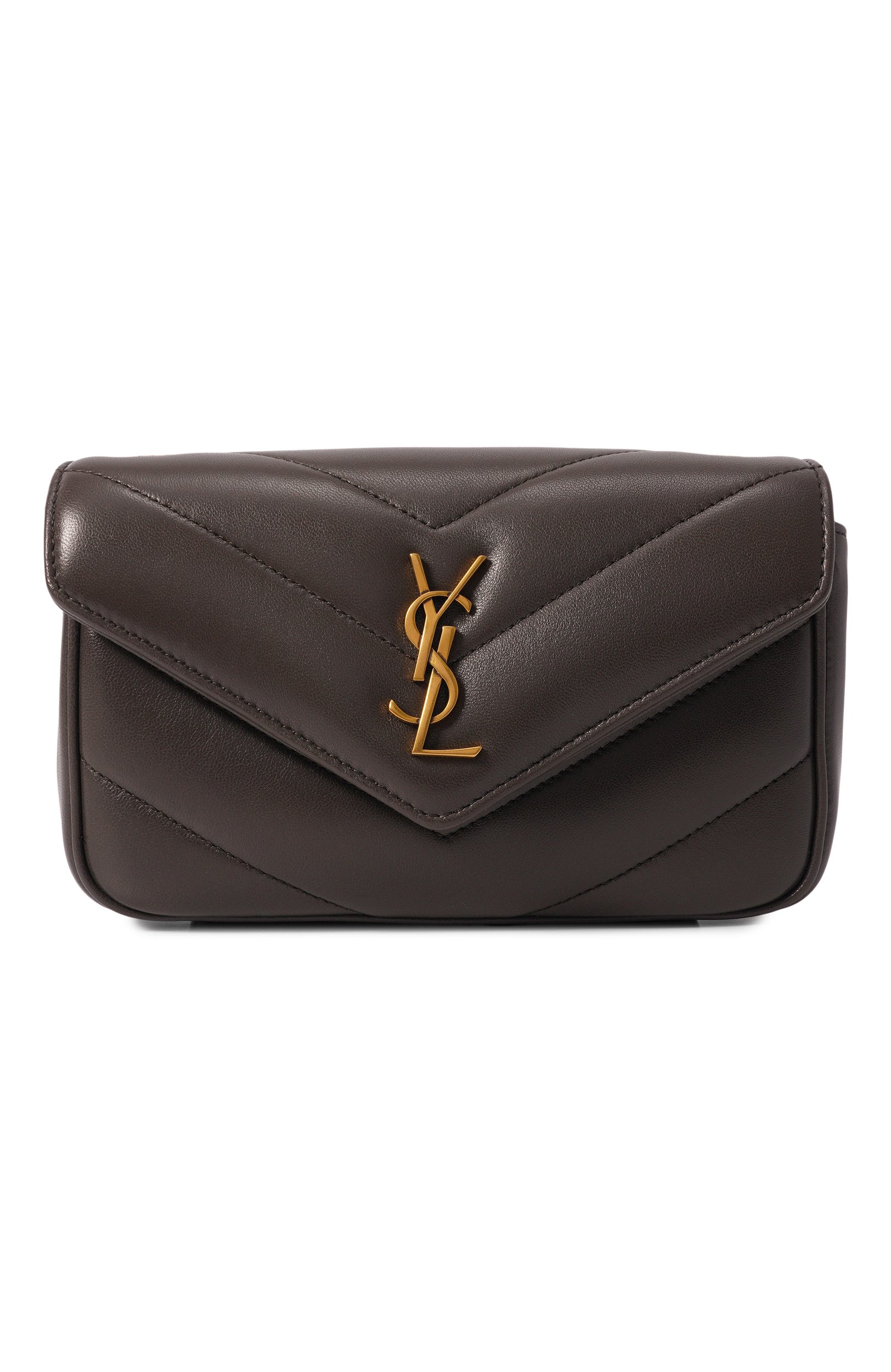 Сумка loulou SAINT LAURENT коричневого цвета по цене 254000 руб., арт. 821749/AAEAX, фото 1 Сумка loulou SAINT LAURENT, арт. 821749/AAEAX, фото 1