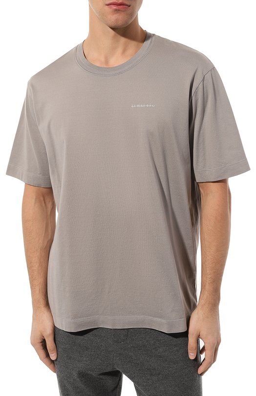 Хлопковая футболка Limitato Серый, фото 3