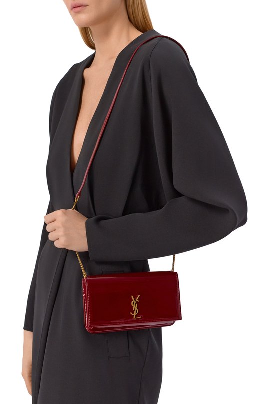 Сумка Cassandre Phone Holder Saint Laurent 808702/BMIIW Бордовый  808702/BMIIW Фото 2