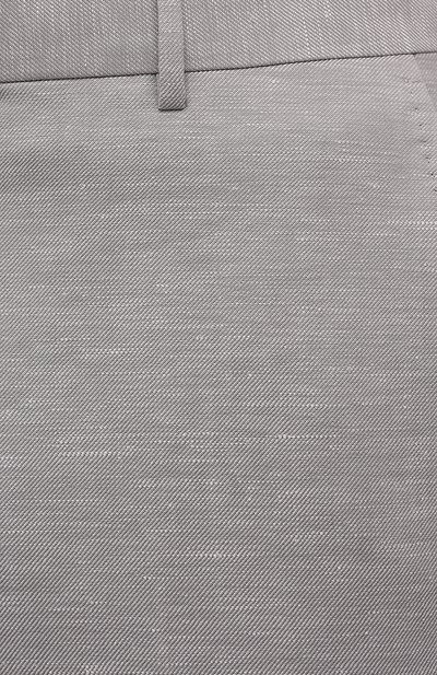 Брюки из шерсти и льна ZEGNA, арт. 318F06/75TB12, фото 5