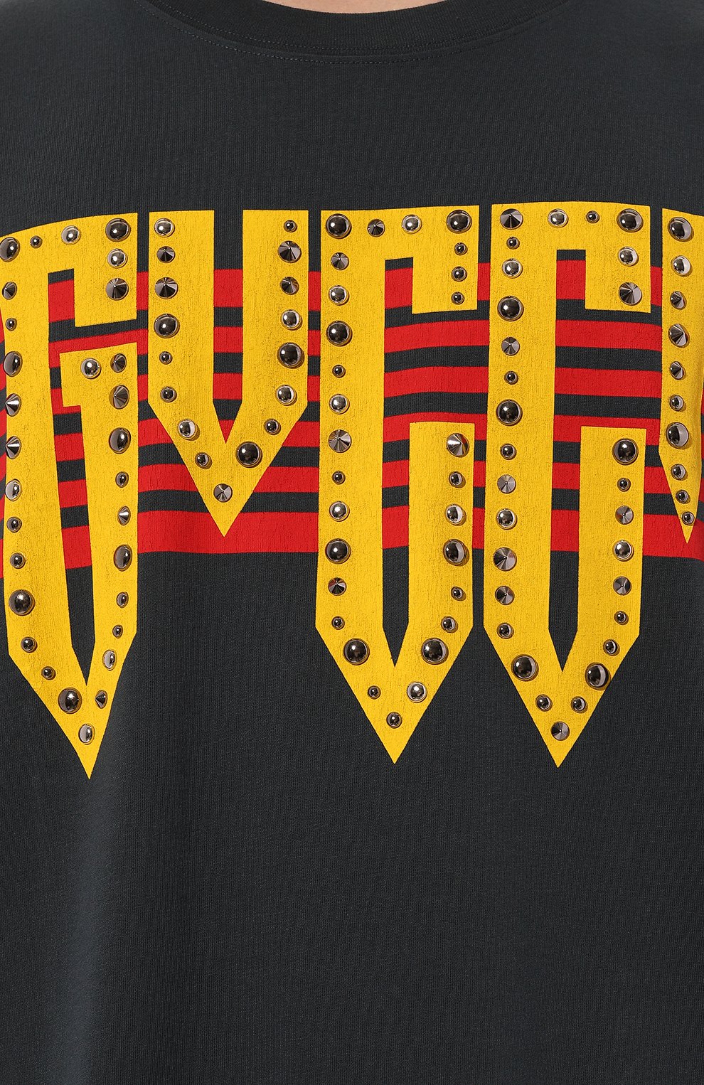 Хлопковая футболка GUCCI, арт. 616036/XJEUD, фото 5