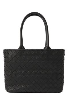 Женская сумка BOTTEGA VENETA черного цвета, арт. 600887/V3UH3 | Фото 1 (Материал: Натуральная кожа; Размер: medium; Материал сплава: Проставлено; Драгоценные камни: Проставлено)