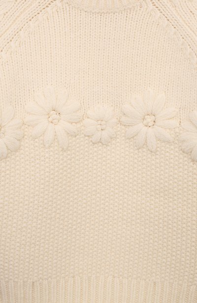 Пуловер C`ERA UNA VOLTA кремового цвета по цене 14900 руб., арт. AW24KN05710, фото 3 Пуловер C`ERA UNA VOLTA, арт. AW24KN05710, фото 3