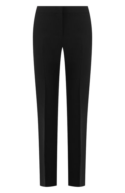 Женские брюки из шерсти и шелка ALEXANDER MCQUEEN, арт. 553297/QMJ09