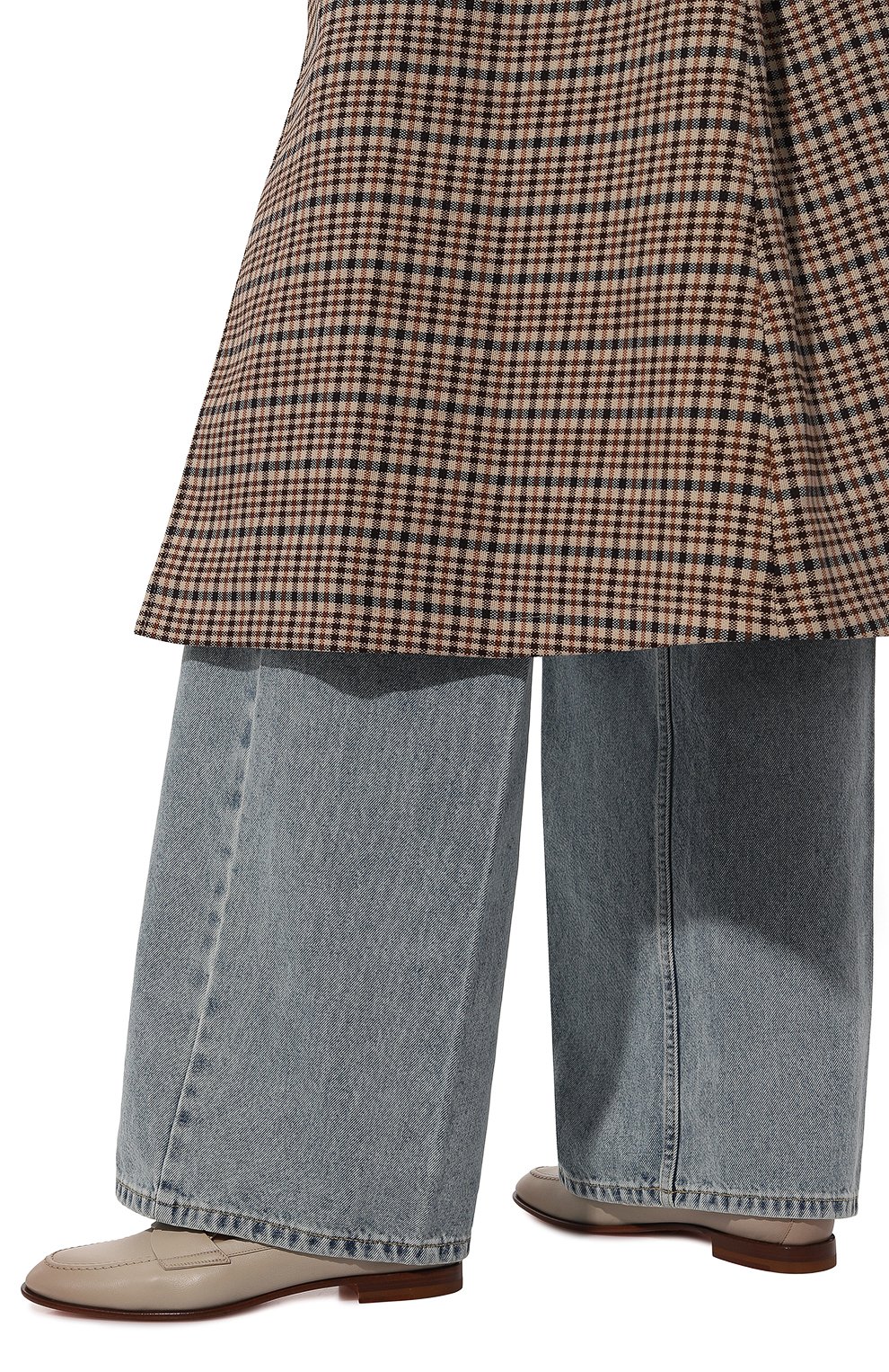 Кожаные пенни-лоферы SANTONI, арт. WUSF59962HAFSSW6, фото 3