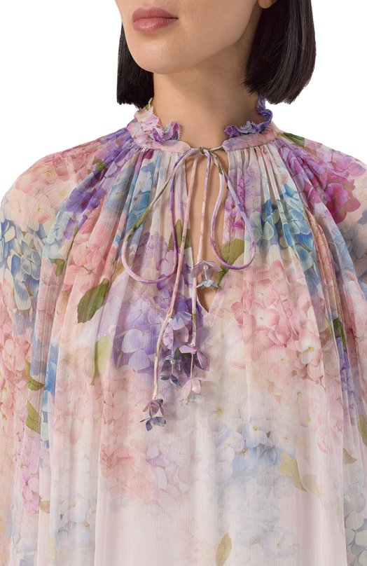 Блузка из вискозы Zimmermann 0991TS252 Кремовый  0991TS252 Фото 5