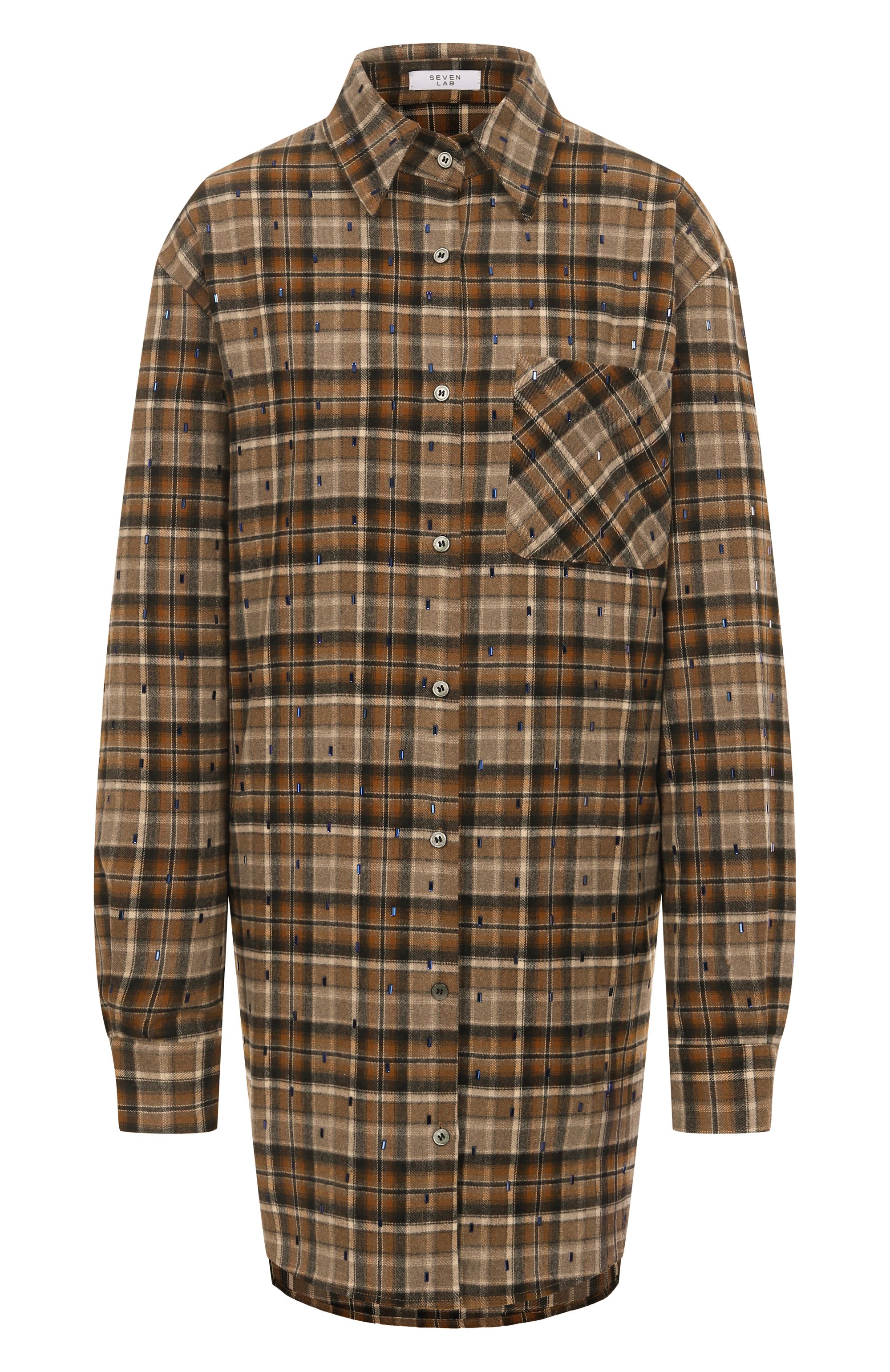 Хлопковая рубашка SEVEN LAB, арт. СBC.LK.9635.763, фото 1