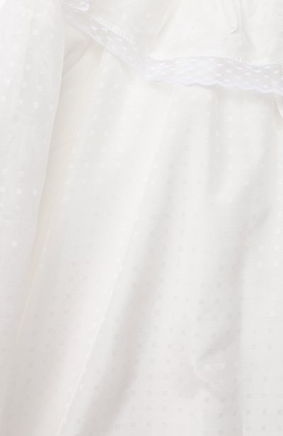 Хлопковая сорочка AMIKI CHILDREN белого цвета по цене 19950 руб., арт. ELIZABETH/70SE30C0, фото 3 Хлопковая сорочка AMIKI CHILDREN, арт. ELIZABETH/70SE30C0, фото 3