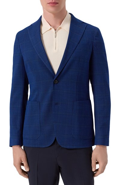 Пиджак из шерсти и хлопка BOSS, арт. 50545840, фото 5