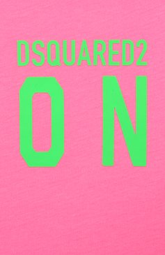 Детская хлопковая футболка DSQUARED2 фуксия цвета, арт. DQ2416/D0A80 | Фото 3 (Рукава: Короткие; Материал сплава: Проставлено; Материал внешний: Хлопок; Мальчики Кросс-КТ: Футболка-одежда; Драгоценные камни: Проставлено; Ростовка одежда: 4 года | 104 см, 6 лет | 116 см, 8 лет | 128 см, 10 - 11 лет | 140 - 146см, 16 лет | 164 см, 13 - 15 лет | 158 см)
