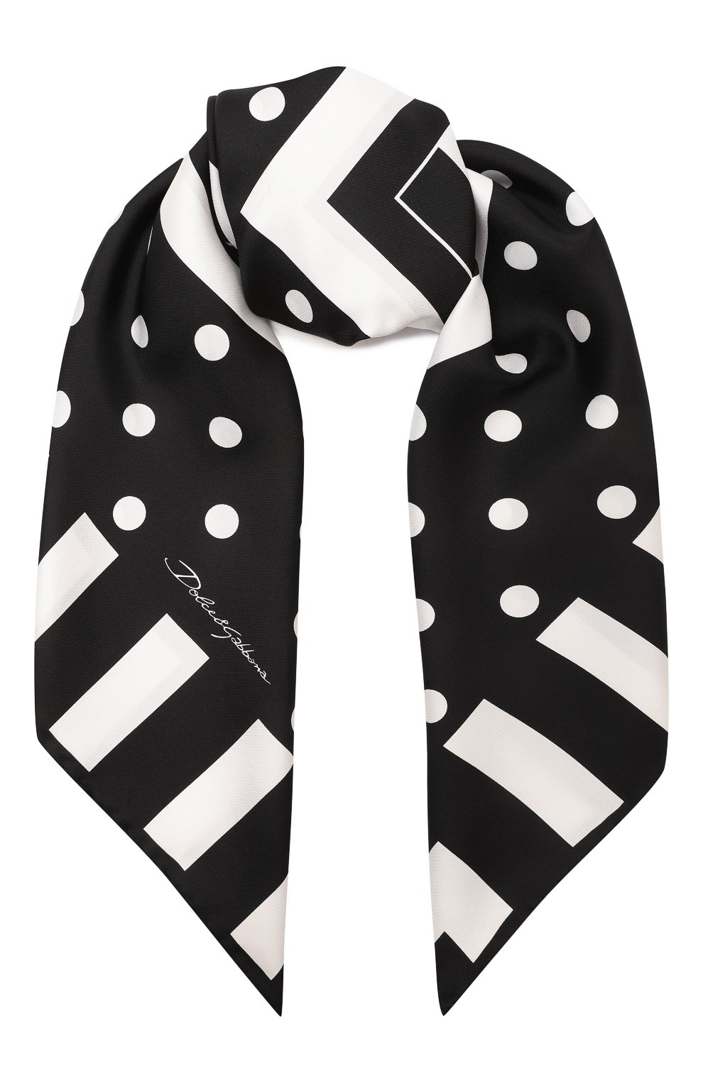 Шелковый платок DOLCE & GABBANA, арт. FN090R/GDCLC, фото 1