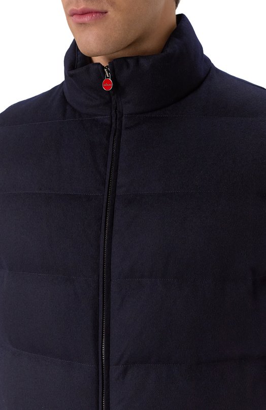Кашемировый жилет Kiton UW2226V0436H02 Синий  UW2226V0436H02 Фото 5