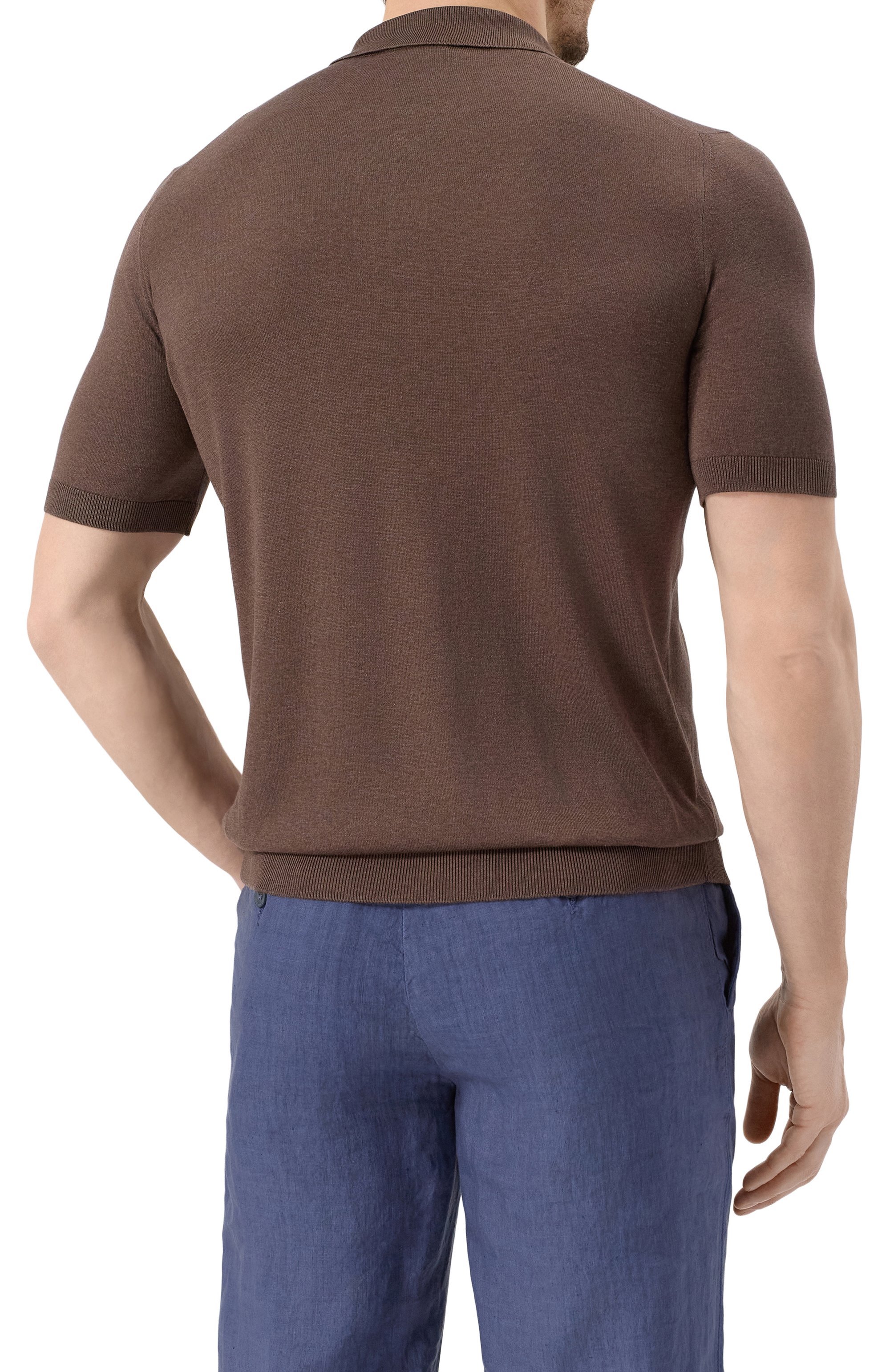 Шелковое поло GRAN SASSO, арт. 43166/23503, фото 4