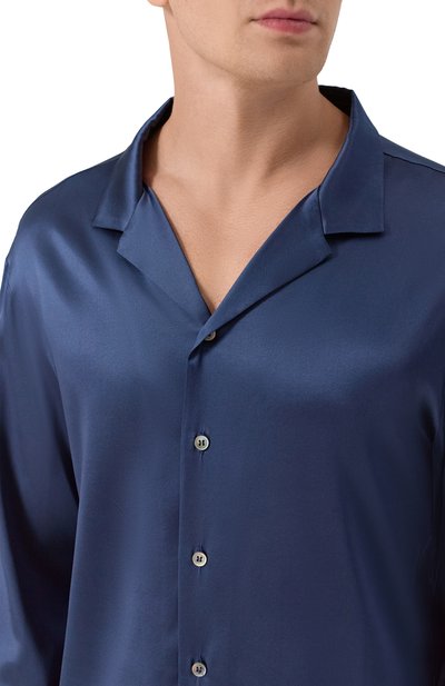 Шелковая сорочка KITON, арт. UNWM010K0749D, фото 5