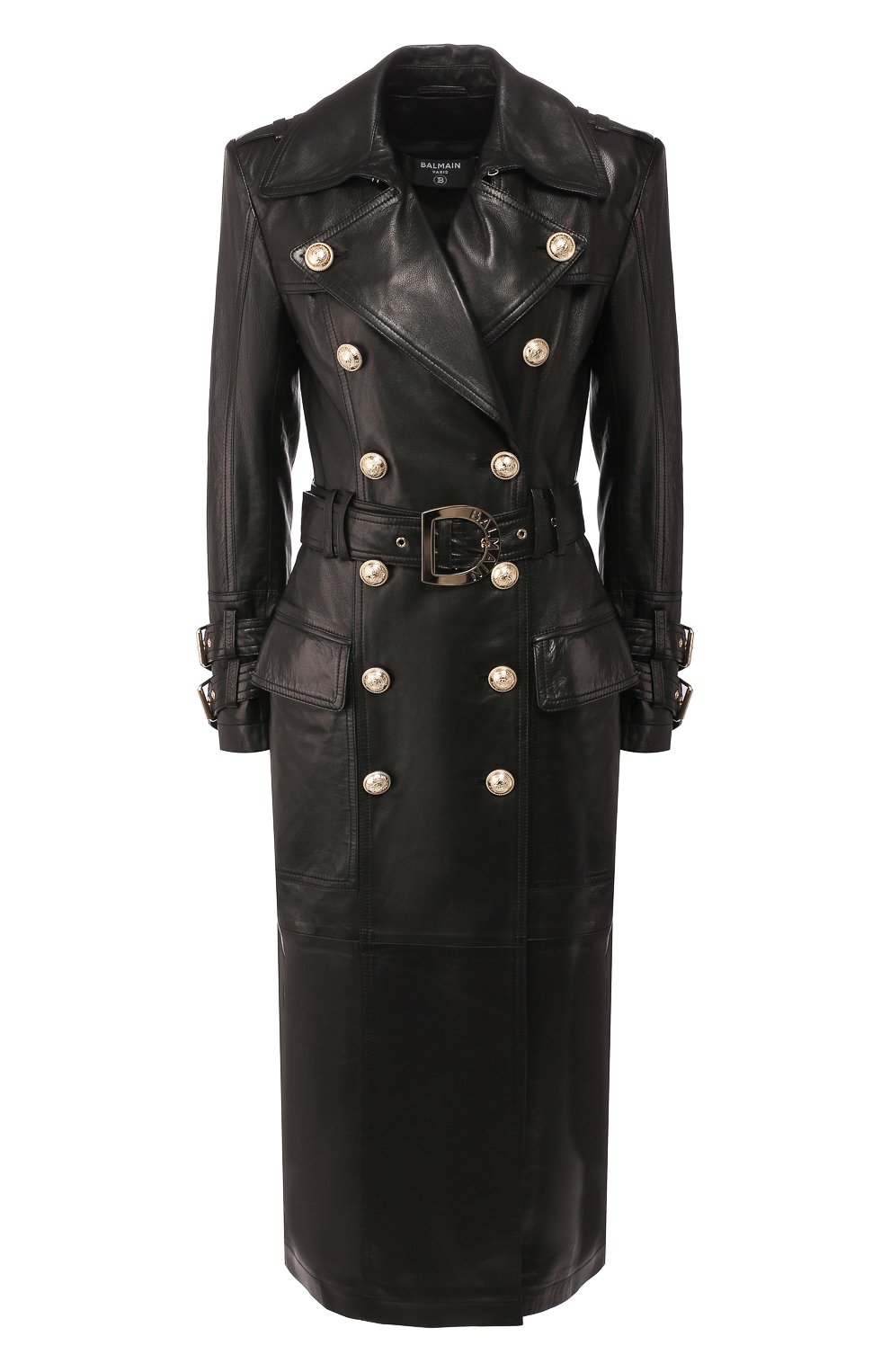 Кожаное пальто BALMAIN, арт. TF19156/L008, фото 1