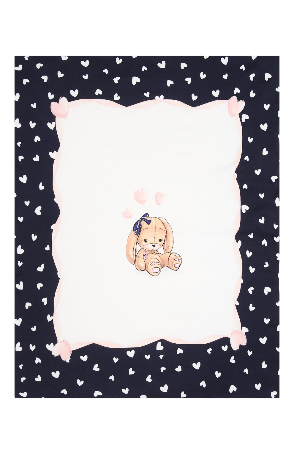 Хлопковое покрывало MONNALISA белого цвета по цене 13350 руб., арт. 358020, фото 2 Хлопковое покрывало MONNALISA, арт. 358020, фото 2