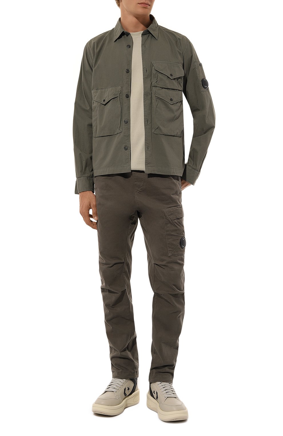 Хлопковые брюки C.P. COMPANY, арт. 17CMPA180A005529G, фото 2