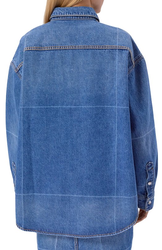 Джинсовая рубашка Alexander Wang 4DC4252847 Синий  4DC4252847 Фото 4