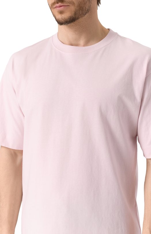 Хлопковая футболка Dries Van Noten 251-021111-1603 Розовый  251-021111-1603 Фото 5
