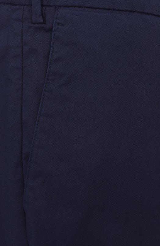 Хлопковые брюки Brunello Cucinelli M289LB1770 Синий  M289LB1770 Фото 6