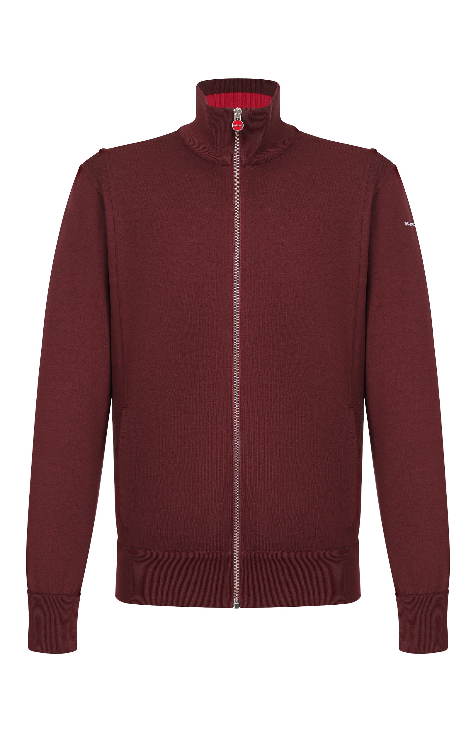 Толстовка из хлопка и шелка KITON бордового цвета по цене 326500 руб., арт. UMKZ032, фото 1 Толстовка из хлопка и шелка KITON, арт. UMKZ032, фото 1