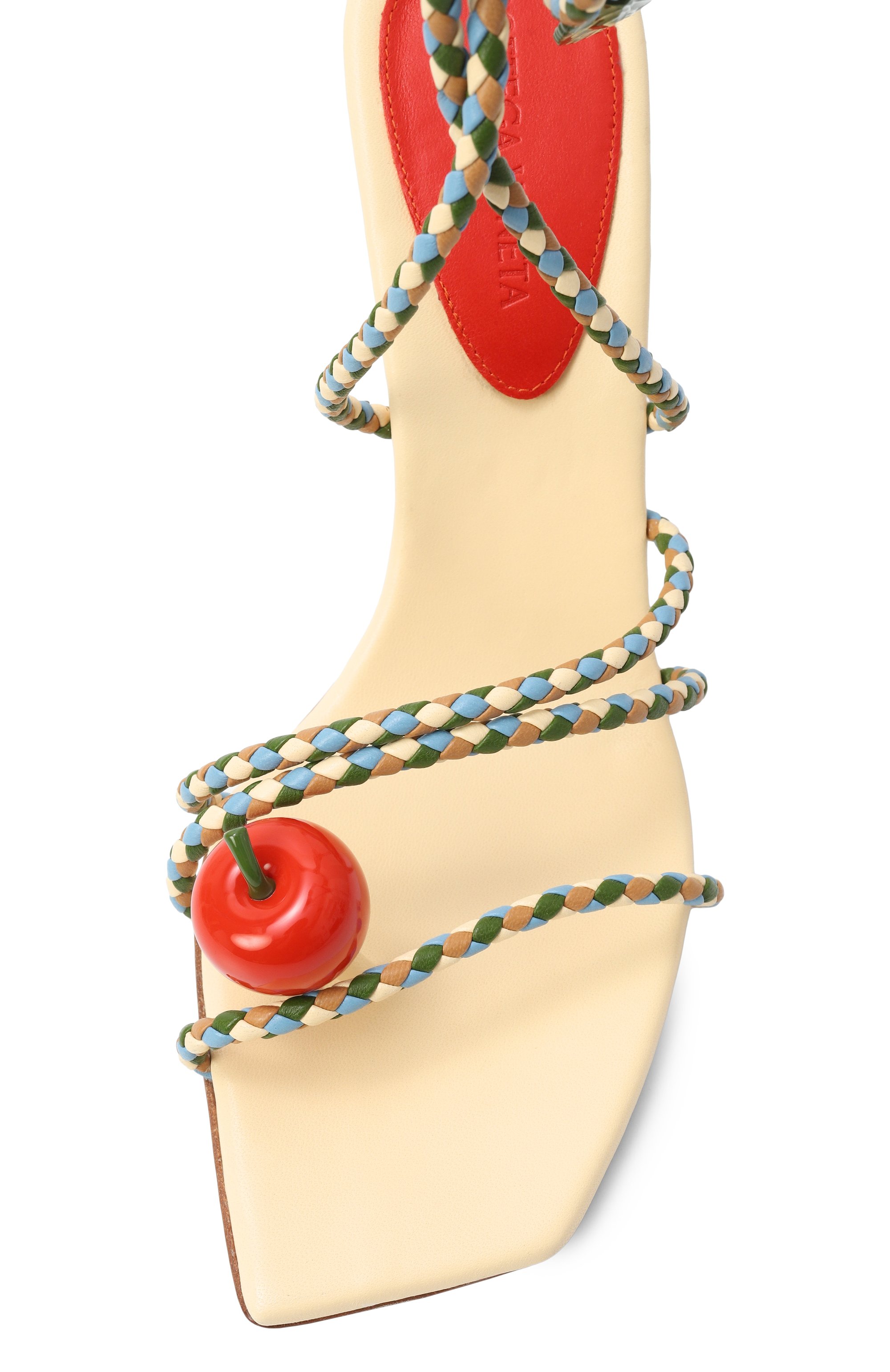 Кожаные босоножки adam BOTTEGA VENETA разноцветного цвета по цене 161000 руб., арт. 816473/VBSDG, фото 6 Кожаные босоножки adam BOTTEGA VENETA, арт. 816473/VBSDG, фото 6