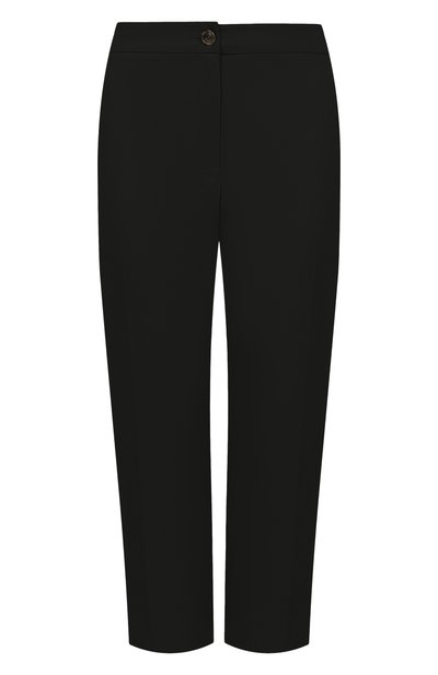 Хлопковые брюки PERSONA BY MARINA RINALDI черного цвета по цене 15200 руб., арт. VERVE, фото 1 Хлопковые брюки PERSONA BY MARINA RINALDI, арт. VERVE, фото 1