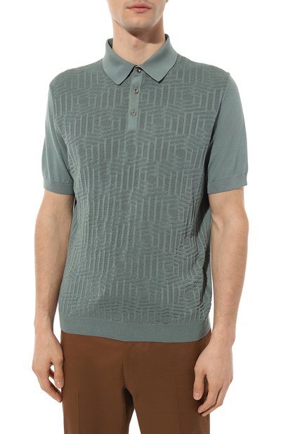 Поло из шелка и хлопка STEFANO RICCI, арт. K818062P13/F23289, фото 3