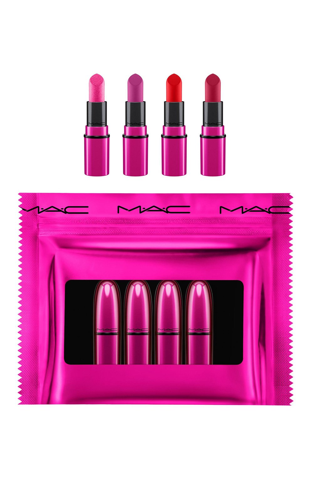 Набор для губ shiny pretty things party favours mini lipsticks: brights MAC, арт. SC60-Y8, фото 3