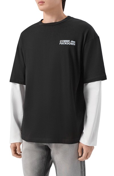 Хлопковый лонгслив COMME DES FUCKDOWN, арт. CFABM01969, фото 3