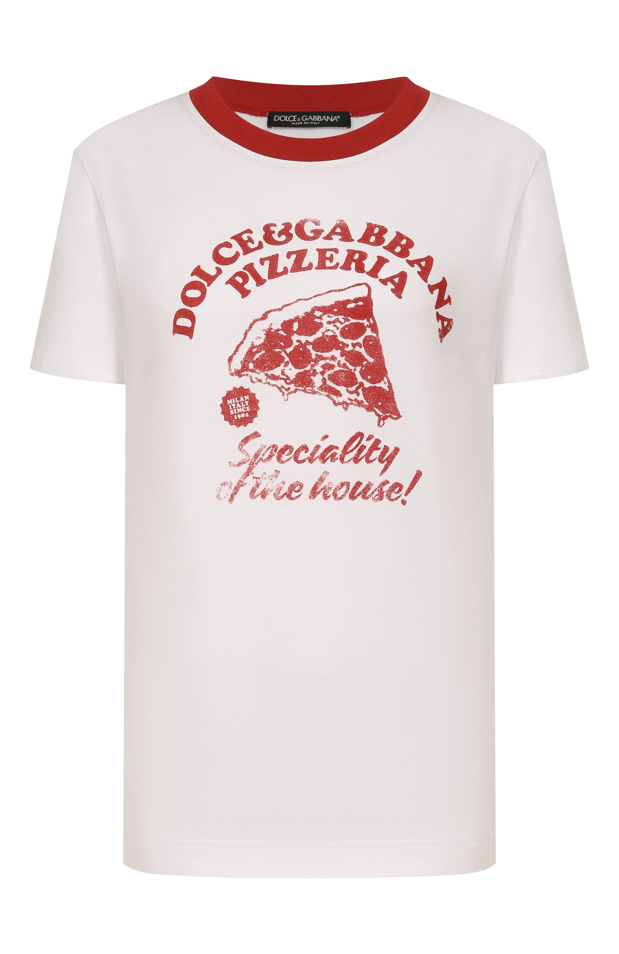 Хлопковая футболка DOLCE & GABBANA, арт. F8V42T/GDDM8, фото 1