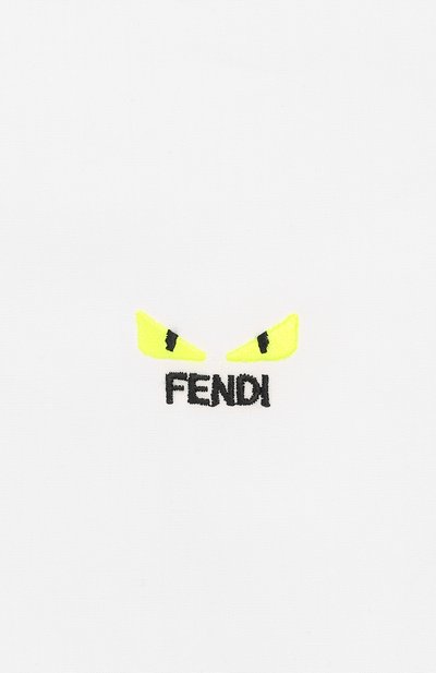 Хлопковая рубашка FENDI, арт. JMC086/A31W/10A-12+, фото 3
