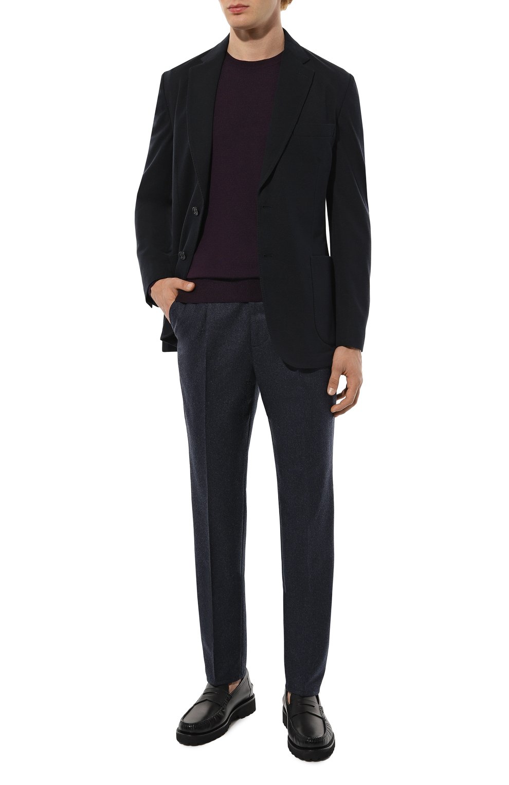 Шерстяные брюки BRUNELLO CUCINELLI, арт. M038PB2164, фото 2