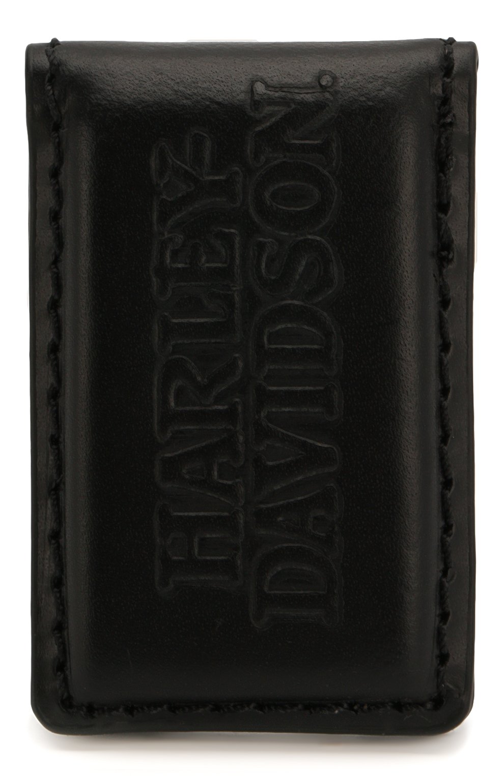 Кожаный зажим для купюр HARLEY-DAVIDSON черного цвета по цене 3110 руб., арт. CORESM62-Black, фото 2 Кожаный зажим для купюр HARLEY-DAVIDSON, арт. CORESM62-Black, фото 2
