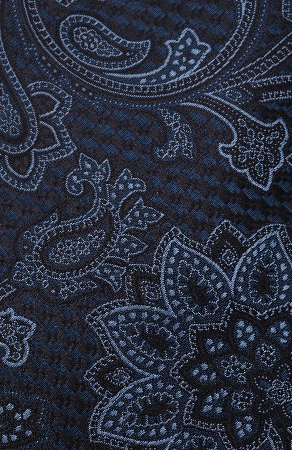 Шелковый галстук CANALI темно-синего цвета по цене 12700 руб., арт. 18/HJ03305, фото 3 Шелковый галстук CANALI, арт. 18/HJ03305, фото 3